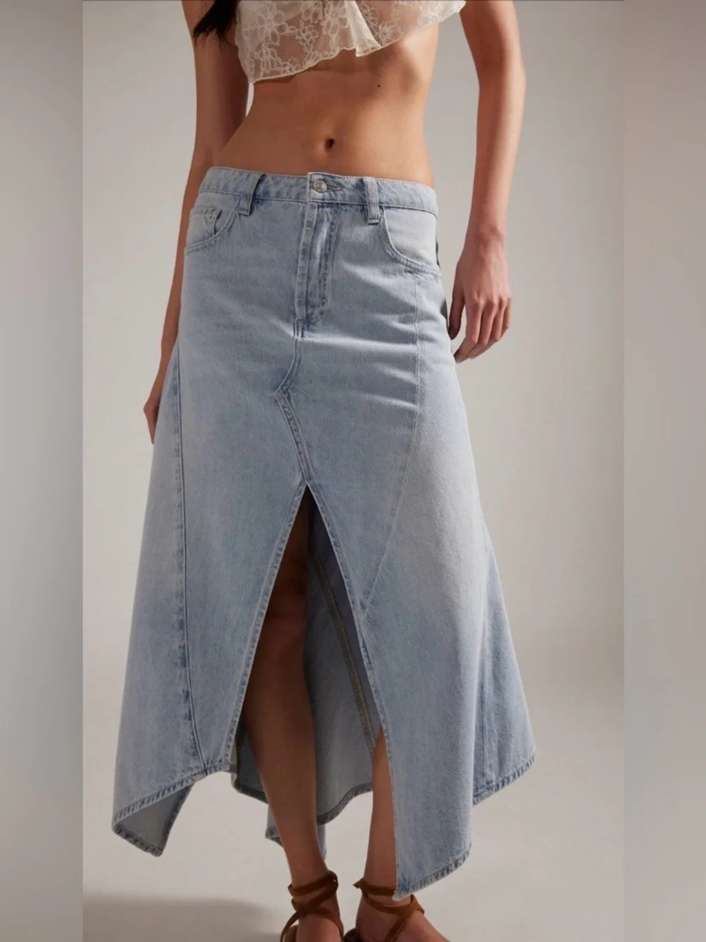 We the Free Aquarius Maxi Skirt NWT frostwire - Picture 8 of 8